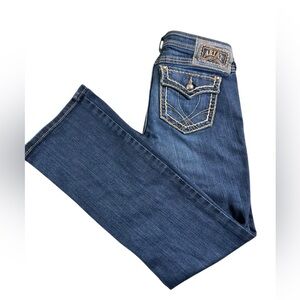 ARIAT Ruby Bootcut Jeans Women 29 Short Medium Wash Stretch Y2K Western